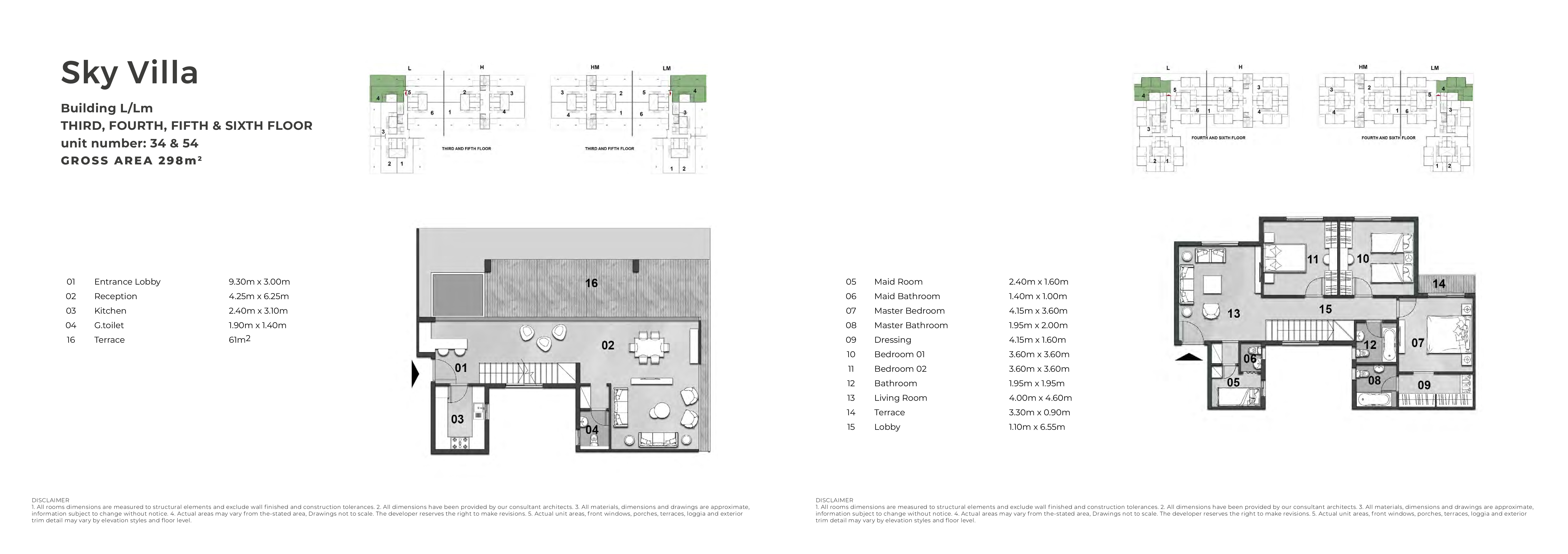 Floor plan for duplex at Il Bosco City