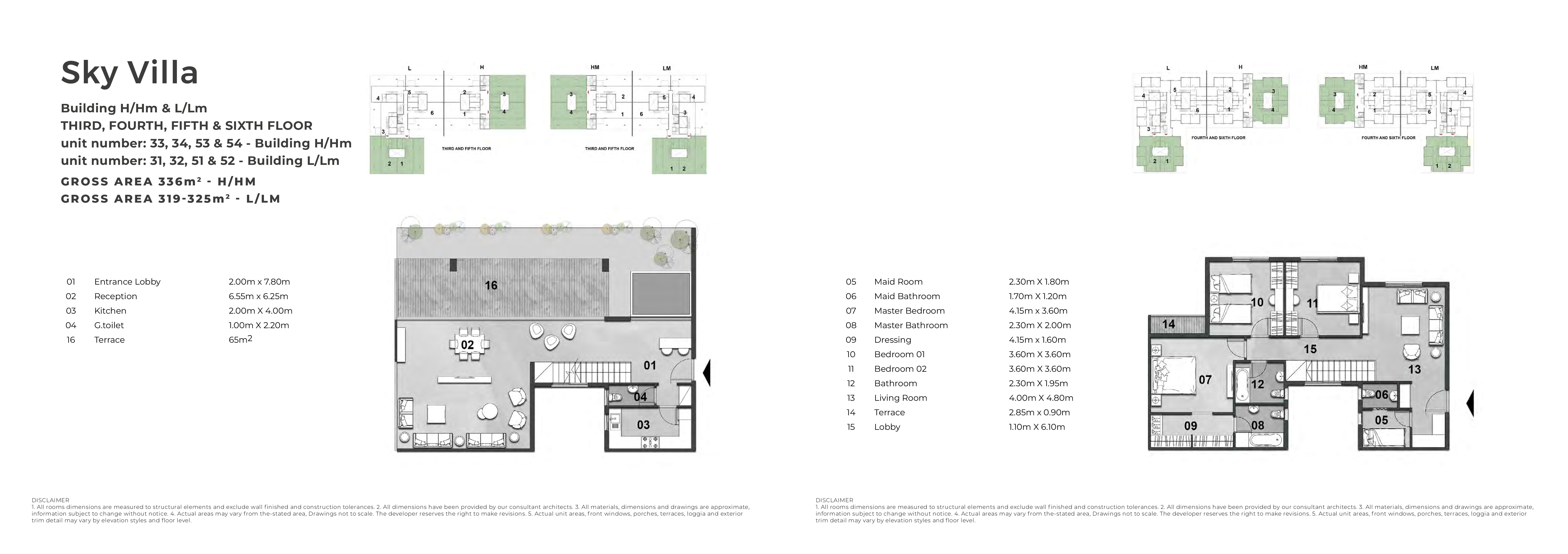 Floor plan for duplex at Il Bosco City