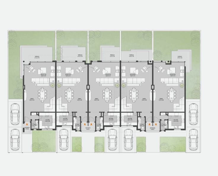 Floor plan for townhouse at O West Orascom