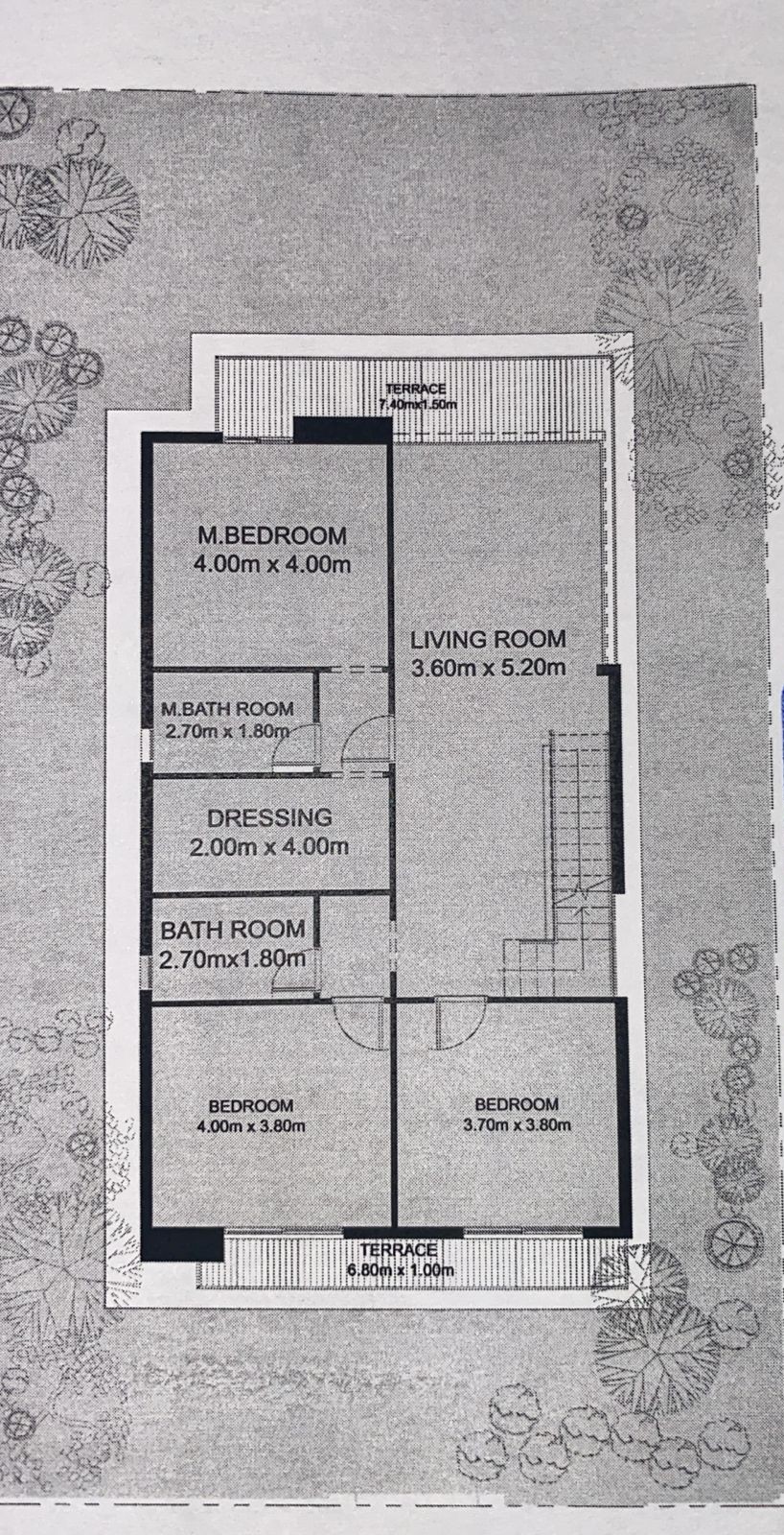 Floor plan for villa at Il Bosco New Capital
