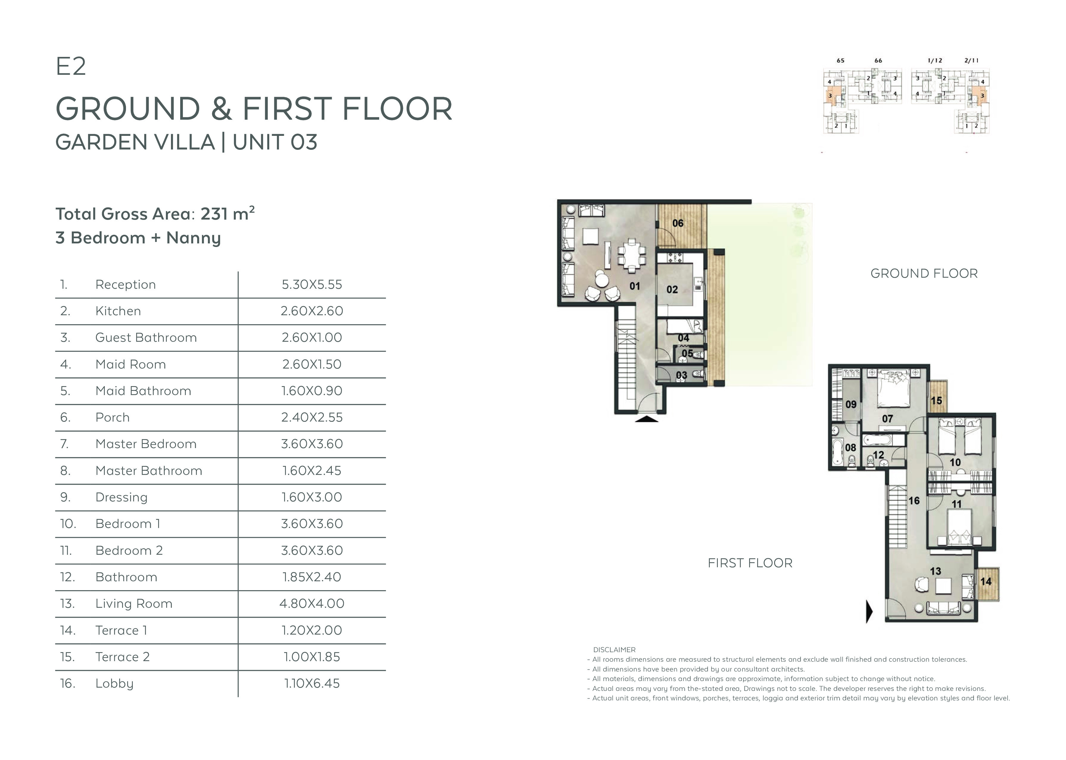 Floor plan for duplex at Vinci