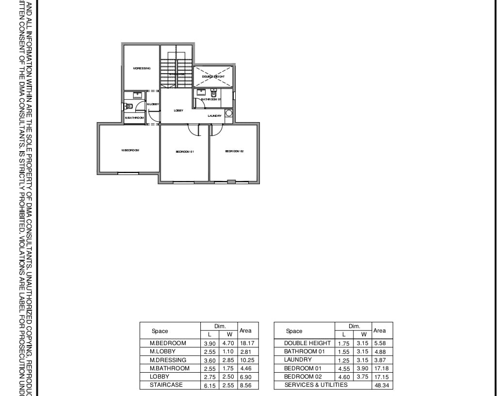 Floor plan for duplex at Mountain View ICity New Cairo