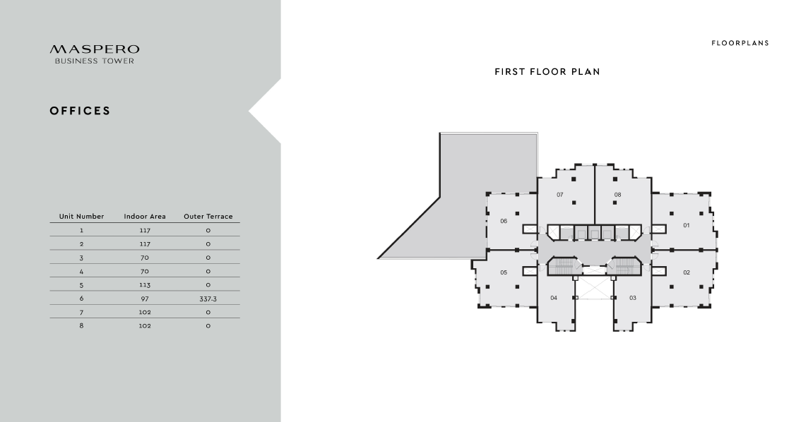 Floor plan for  at Maspero Nile Heights