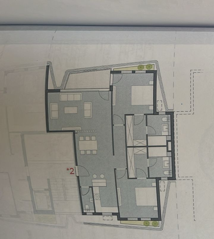 Floor plan for apartment at Badya