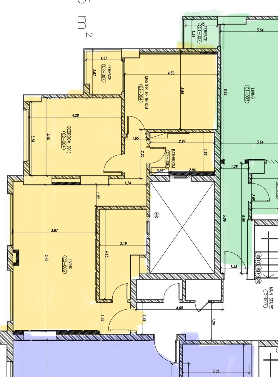 Floor plan for apartment at La Capitale