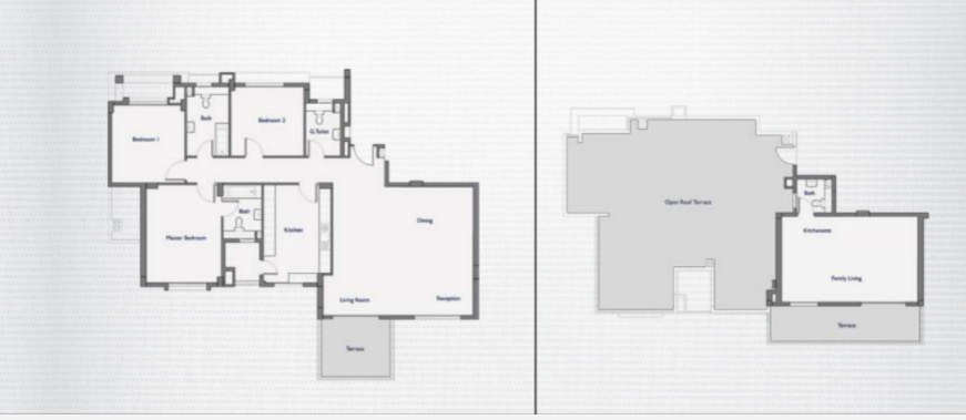 Floor plan for apartment at Palm Parks