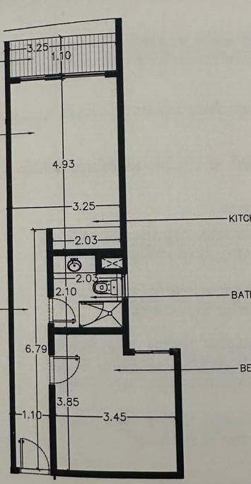 Floor plan for chalet at Carnelia