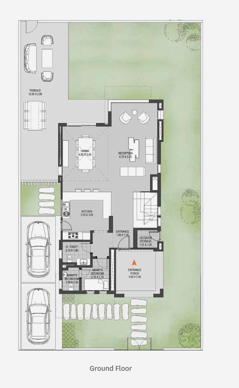Floor plan for villa at O West Orascom