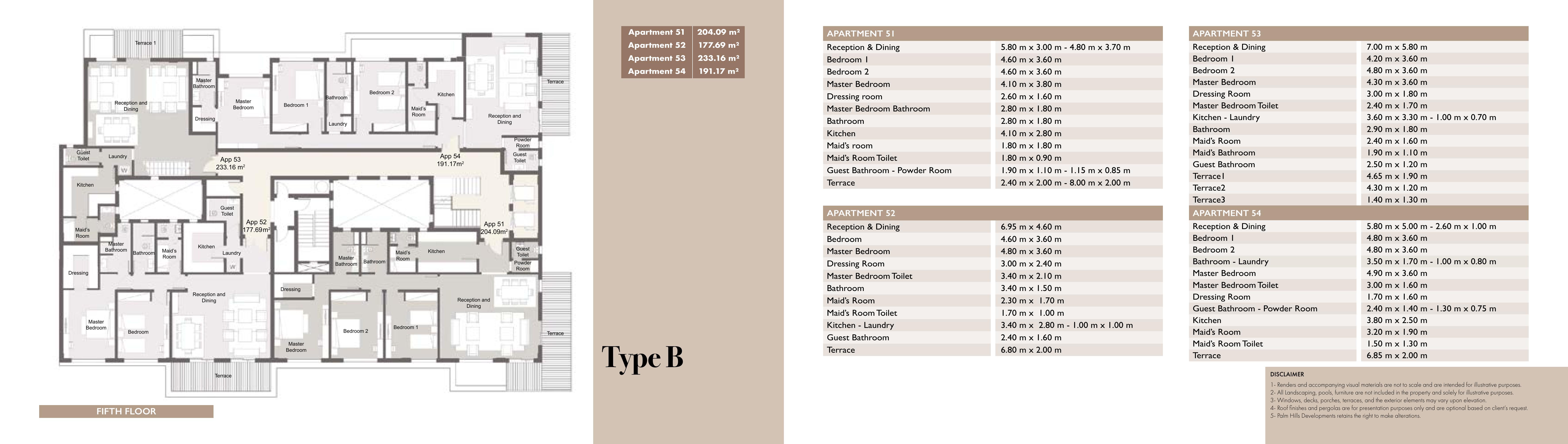 Floor plan for apartment at Palm Hills Alexandria