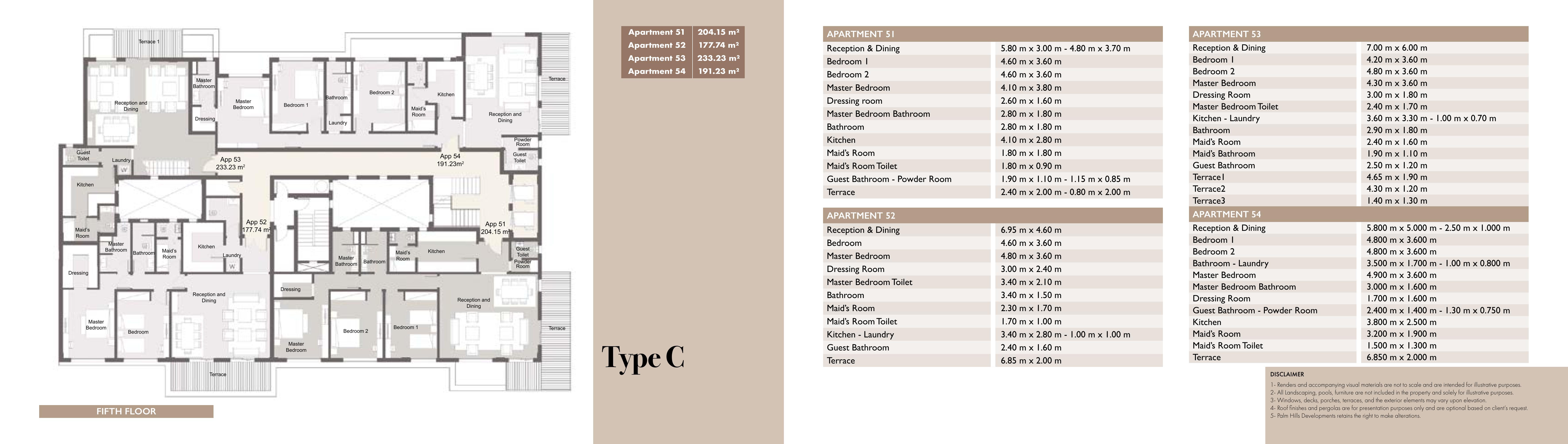 Floor plan for duplex at Palm Hills Alexandria