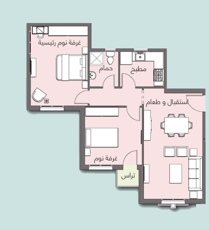 Floor plan for apartment at Celia