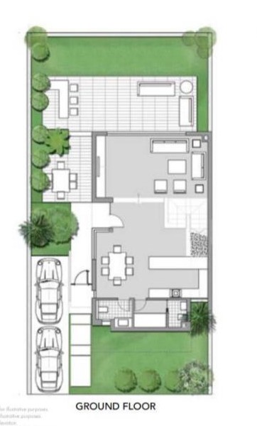 Floor plan for villa at Badya