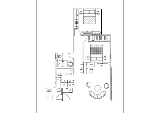 Floor plan for apartment at Madinaty