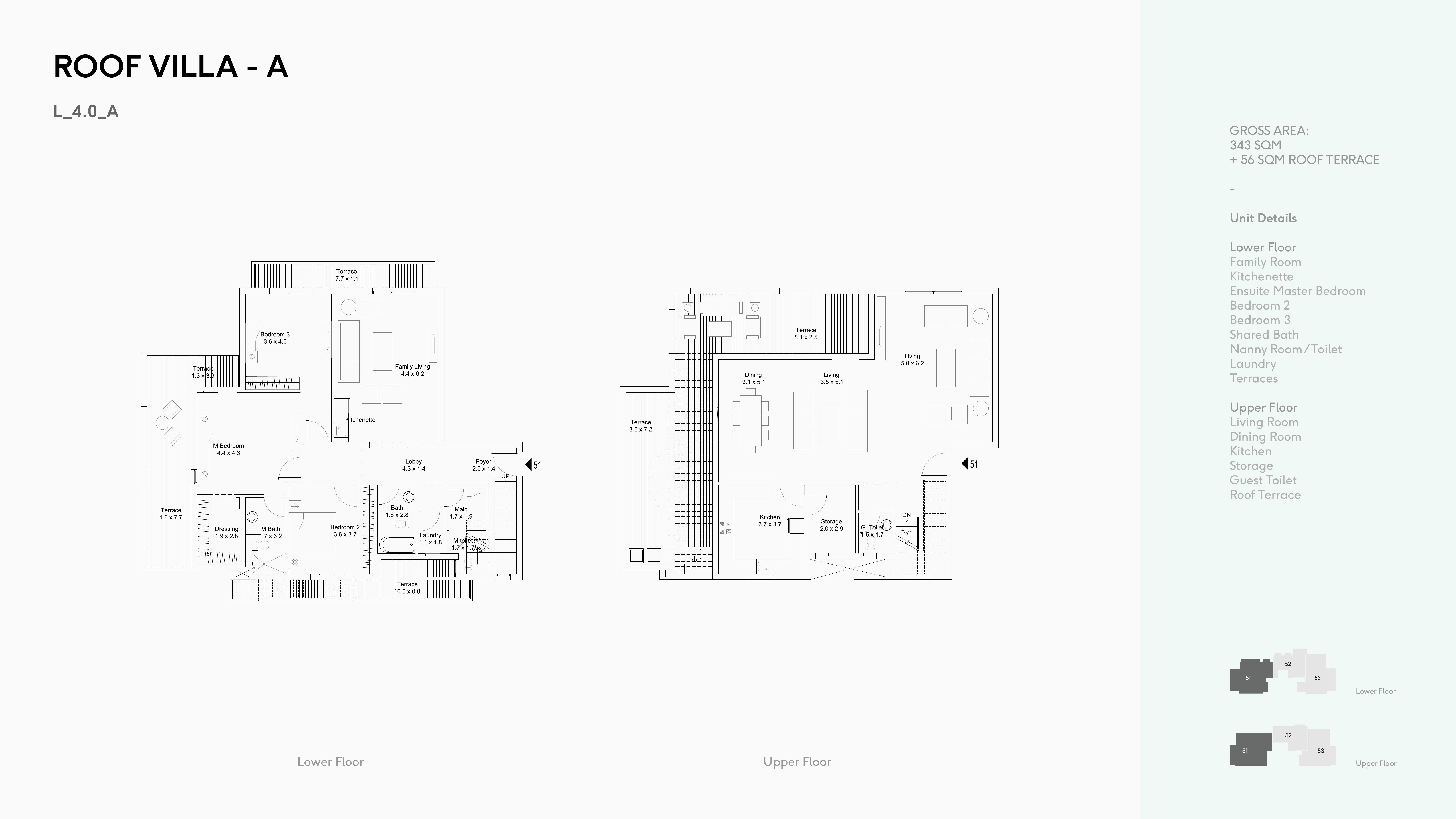 Floor plan for duplex at Plateau District 5