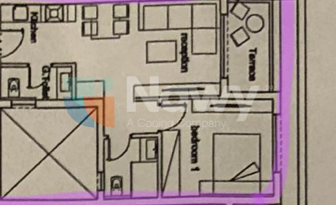 Floor plan for apartment at Palm Hills New Alamein