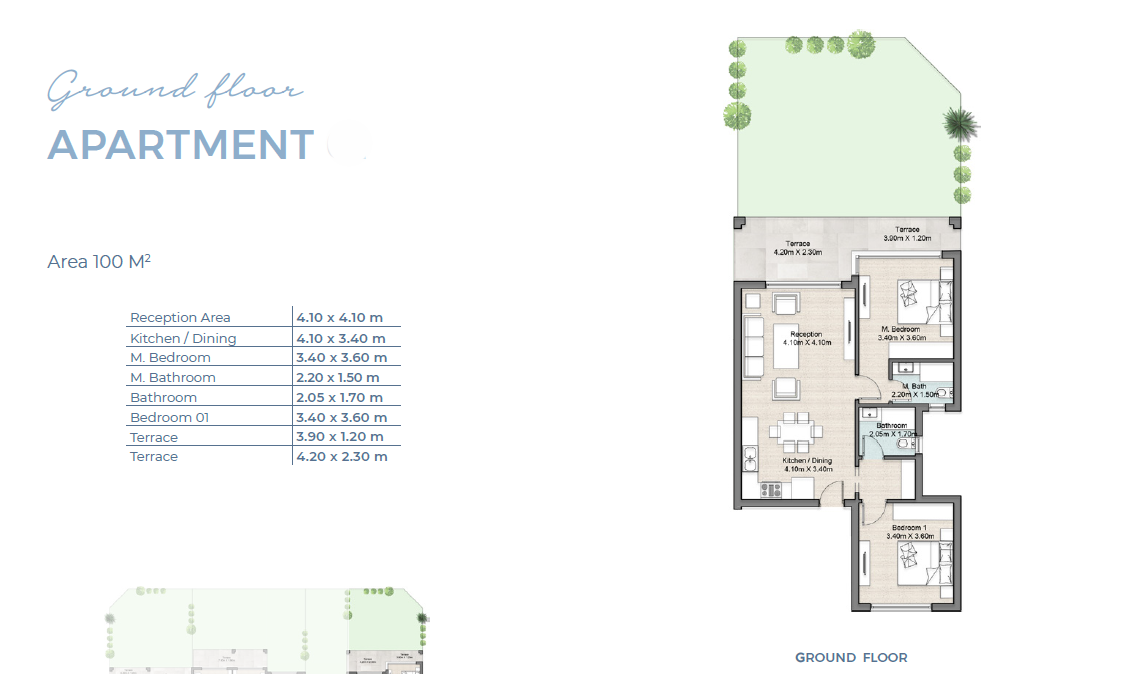 Floor plan for chalet at Hyde Park North - Seashore