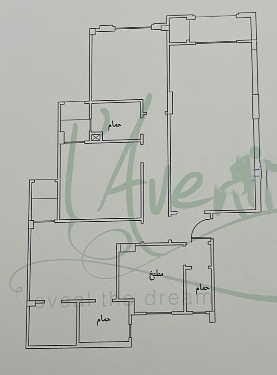Floor plan for apartment at L’Avenir