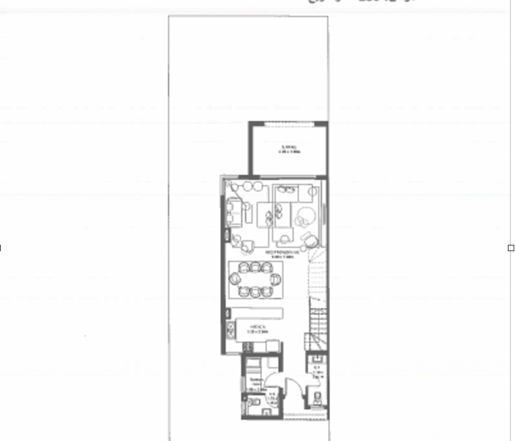 Floor plan for townhouse at Hyde Park Central