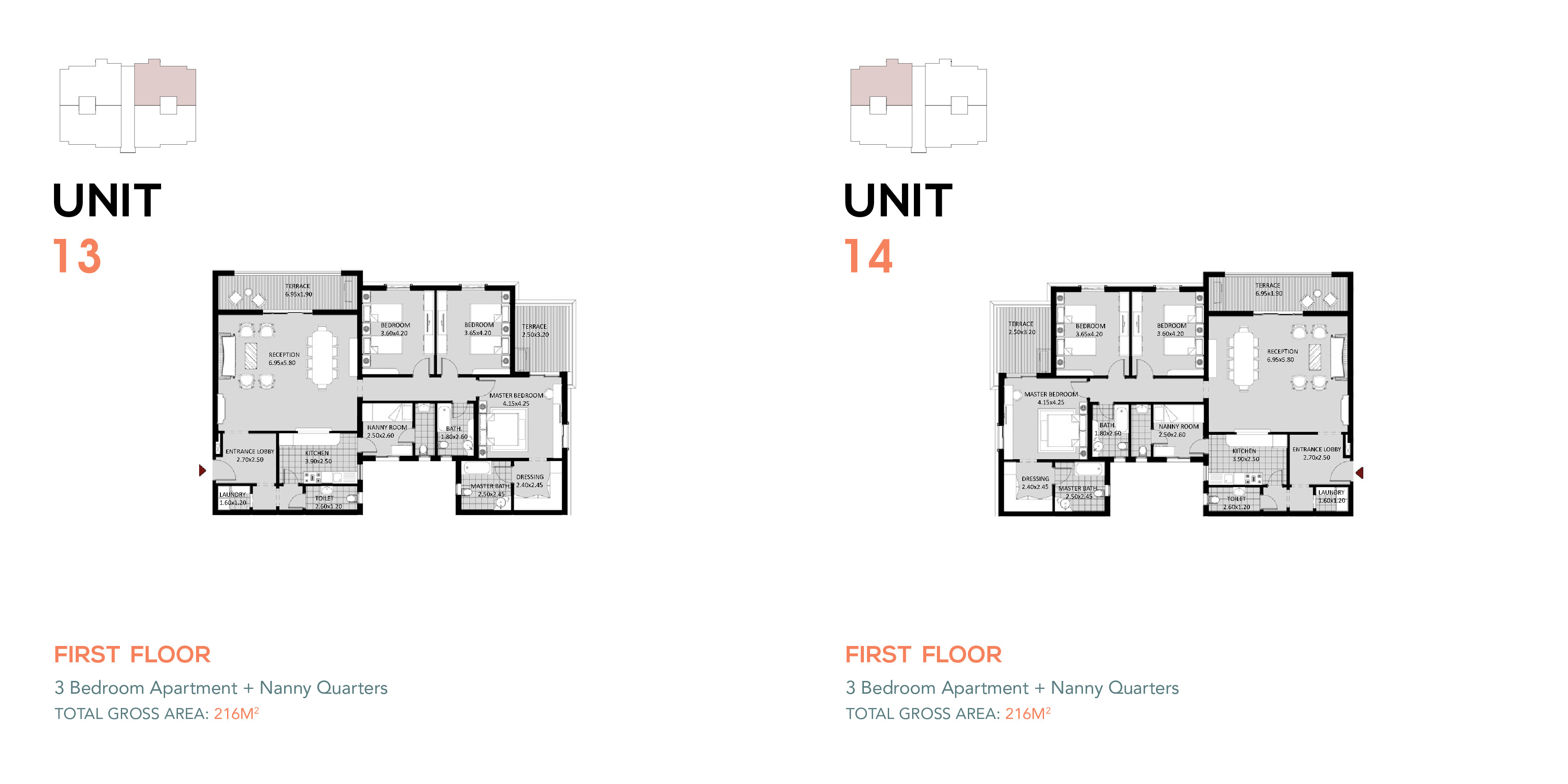 Floor plan for apartment at October Plaza