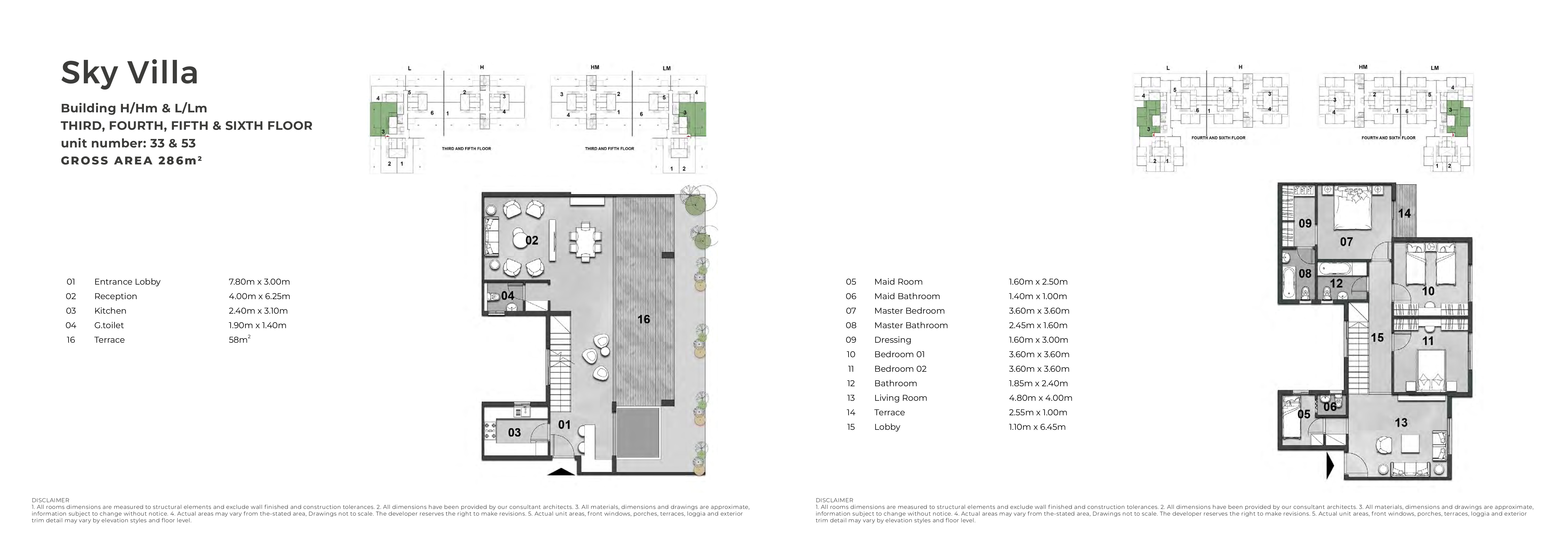 Floor plan for duplex at Il Bosco City