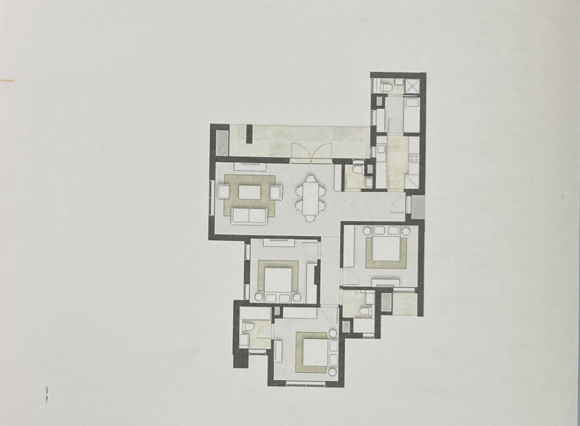 Floor plan for apartment at ZED