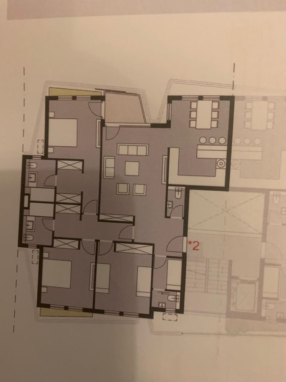 Floor plan for apartment at Badya