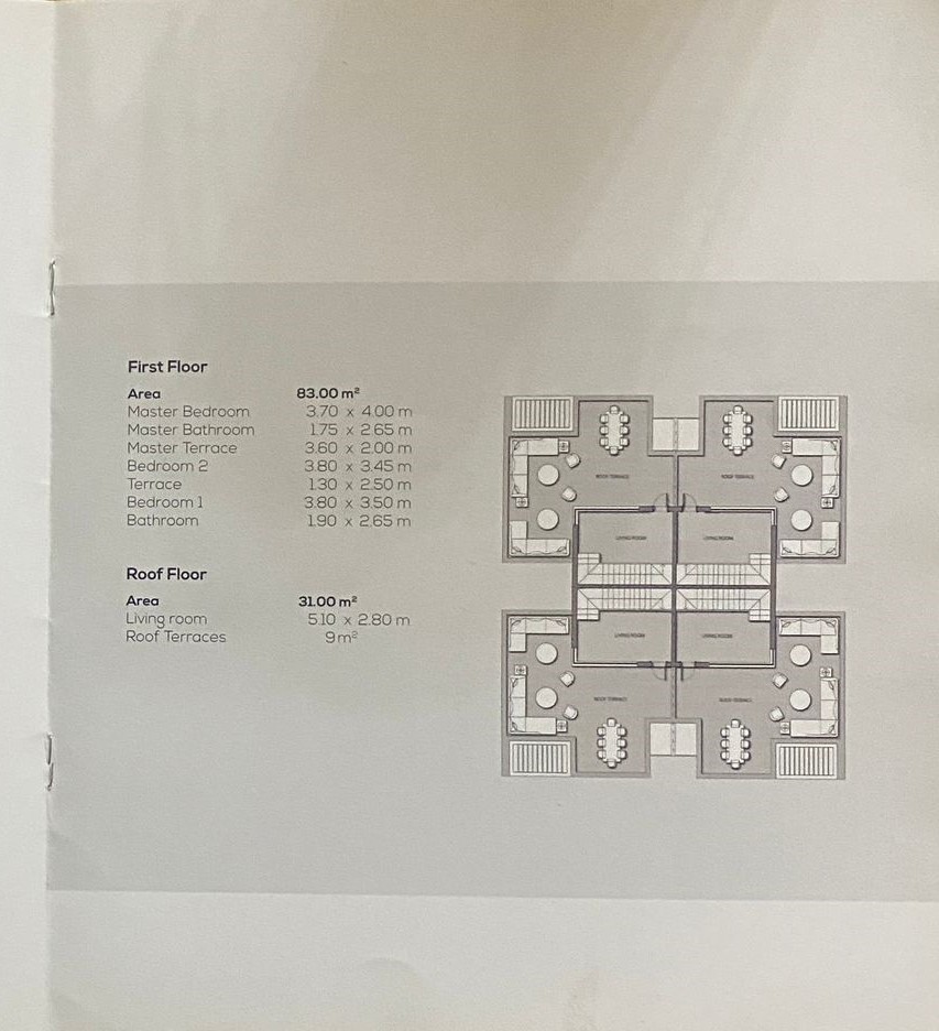 Floor plan for villa at Noor Capital Gardens