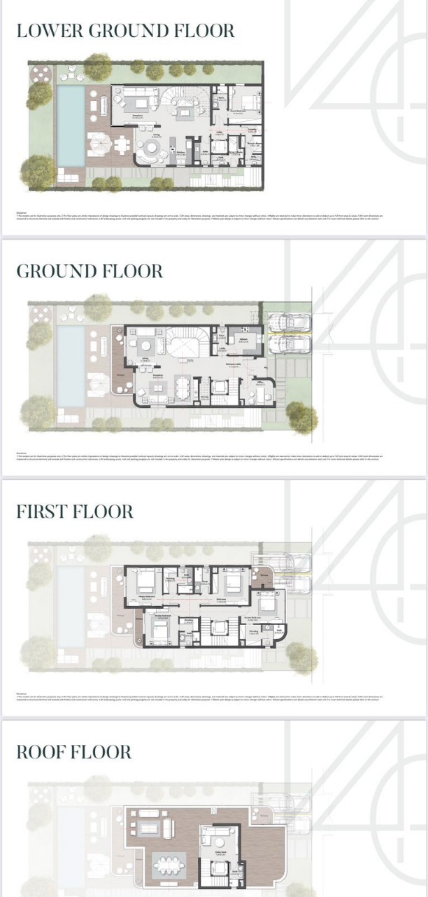 Floor plan for villa at V40