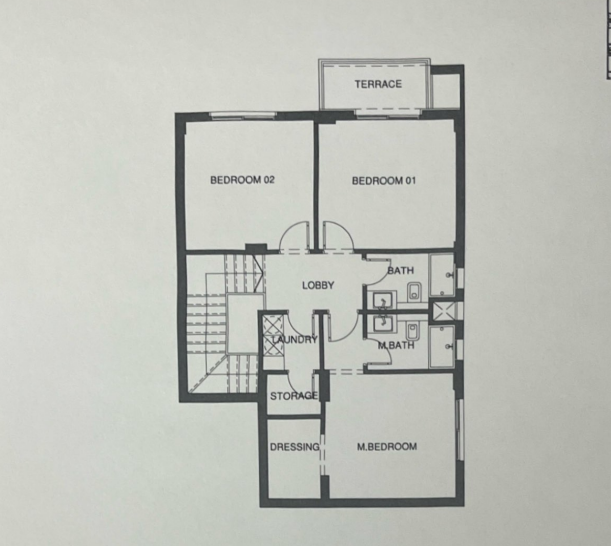 Floor plan for duplex at Mountain View iCity October