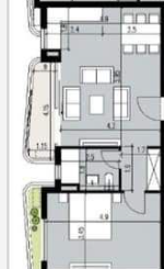 Floor plan for apartment at Badya