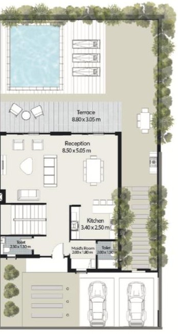 Floor plan for  at Mar Bay - Ras El Hekma