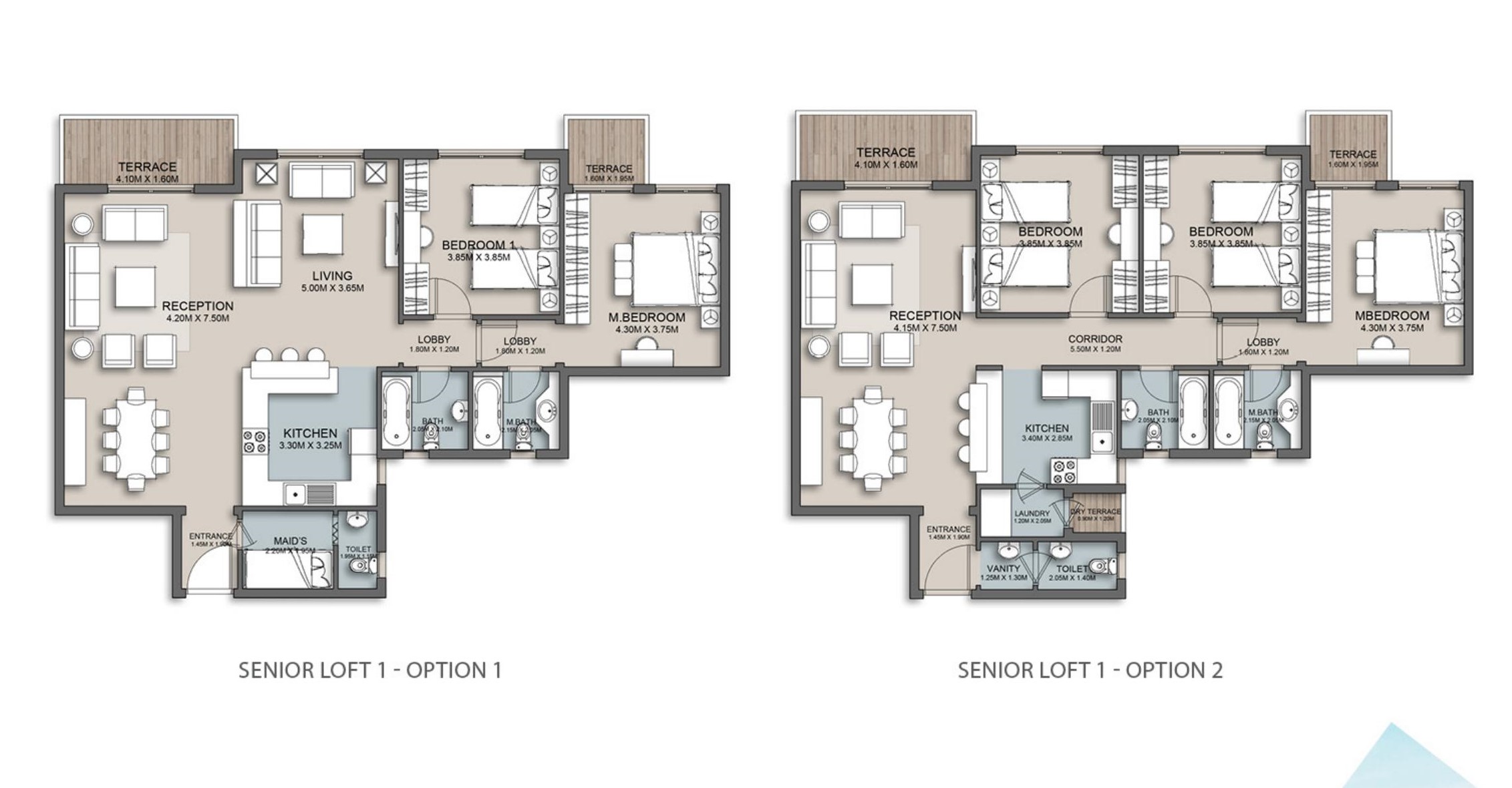 Floor plan for apartment at SODIC East