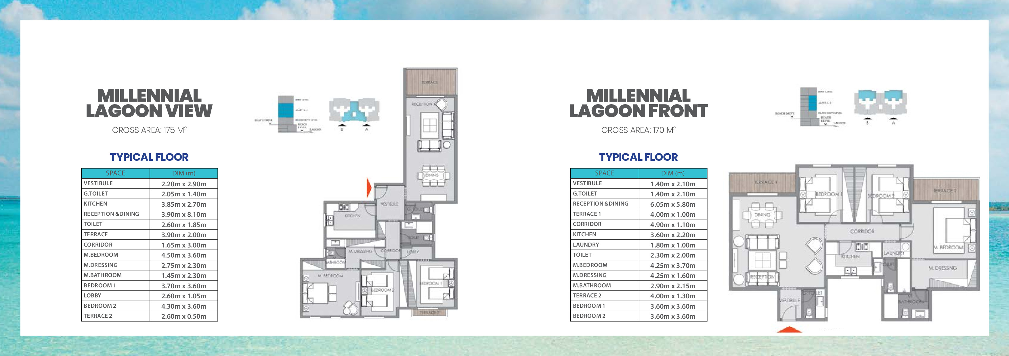 Floor plan for apartment at Mountain View ICity New Cairo