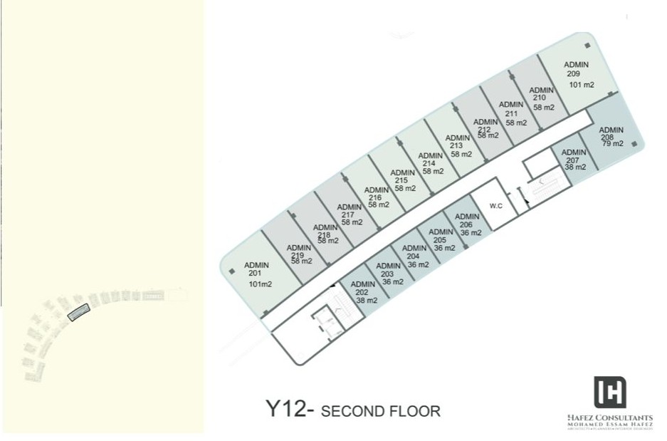 Floor plan for  at Yellow Residence