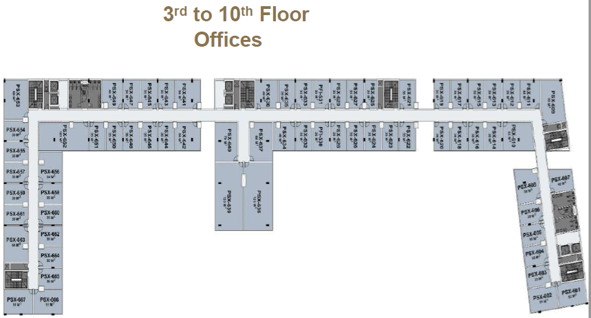 Floor plan for  at The Loft Capital Center Commercial