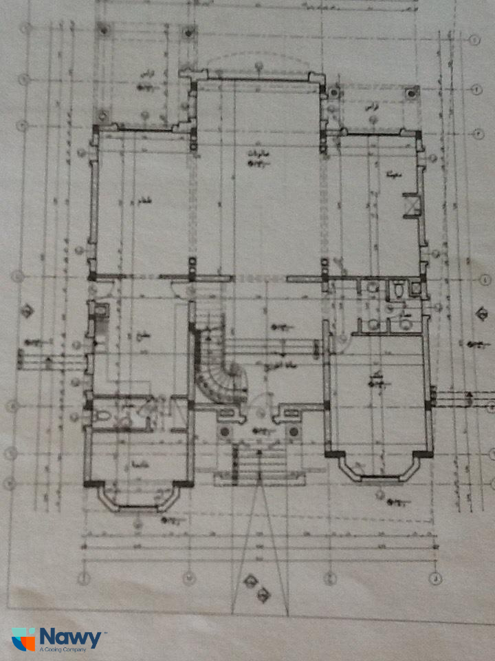 Floor plan for villa at Royal Meadows Sheikh Zayed
