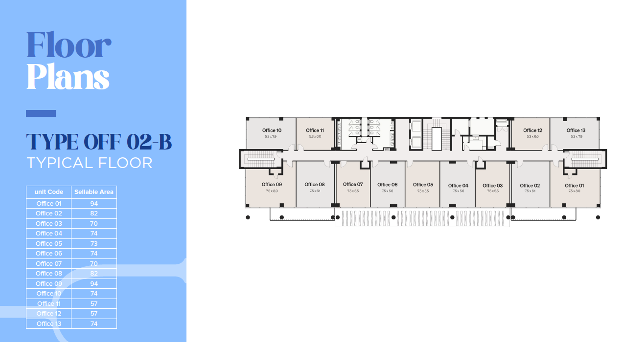 Floor plan for  at Mazarine Hub