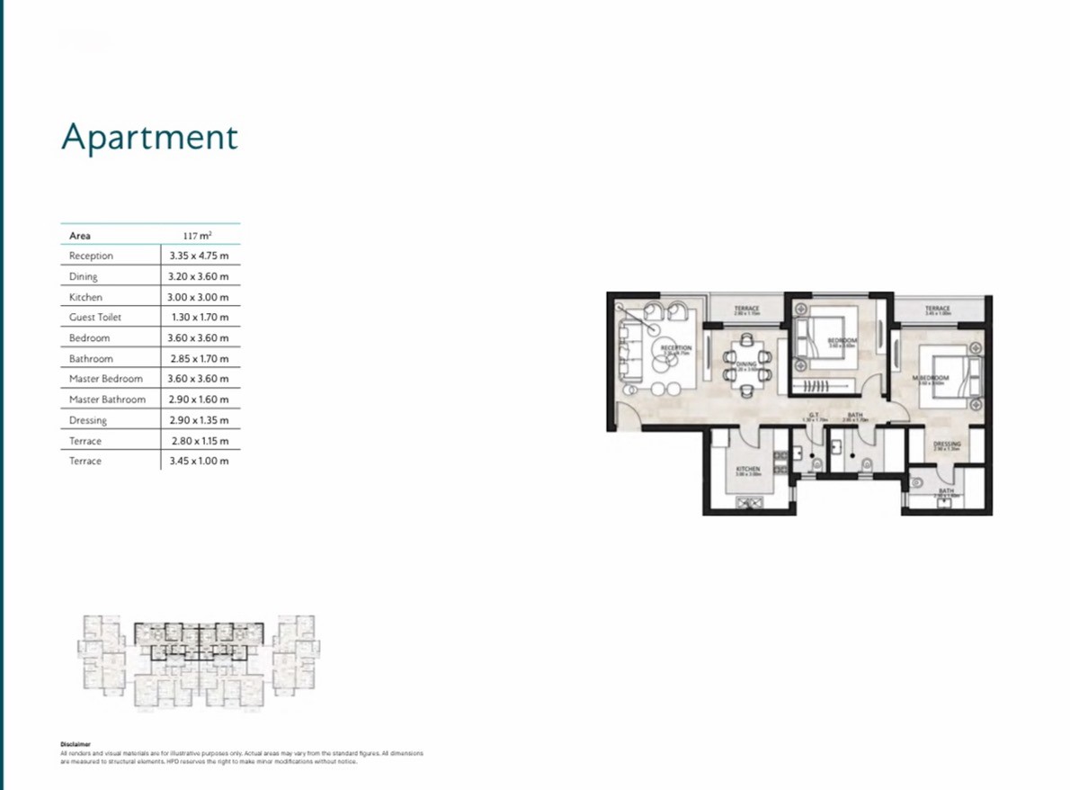 Floor plan for apartment at Garden Lakes