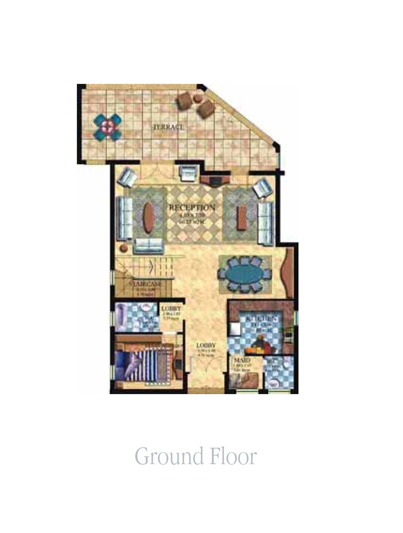 Floor plan for villa at Mountain View Ras El Hekma