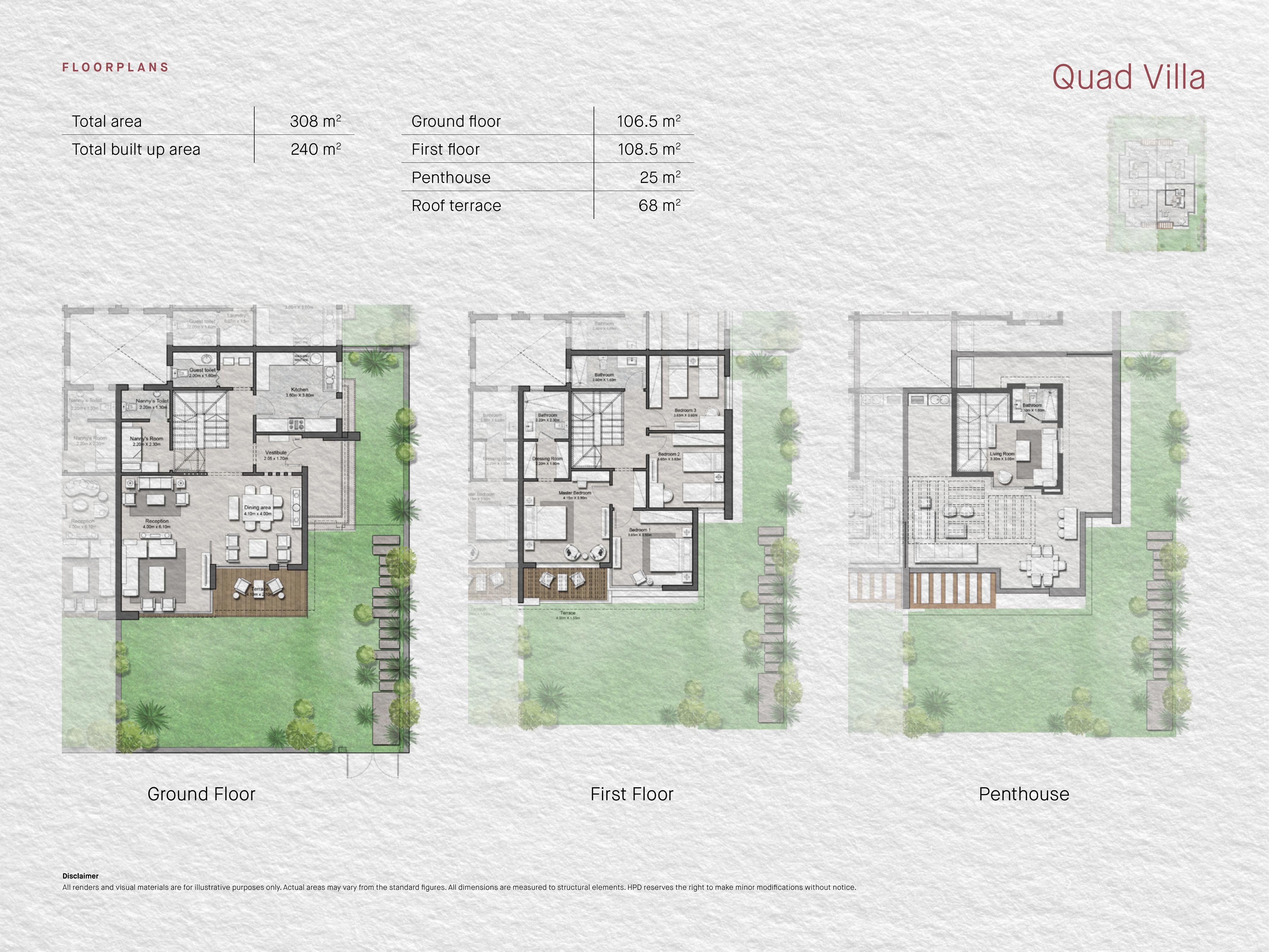 Floor plan for townhouse at Tawny