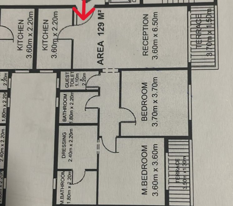 Floor plan for apartment at Il Bosco New Capital