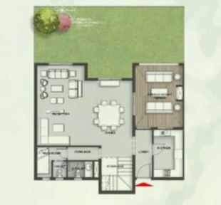 Floor plan for duplex at Mountain View ICity New Cairo