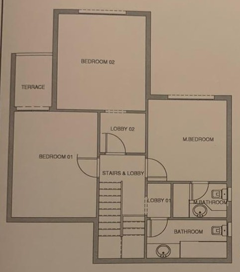 Floor plan for duplex at Mountain View iCity October