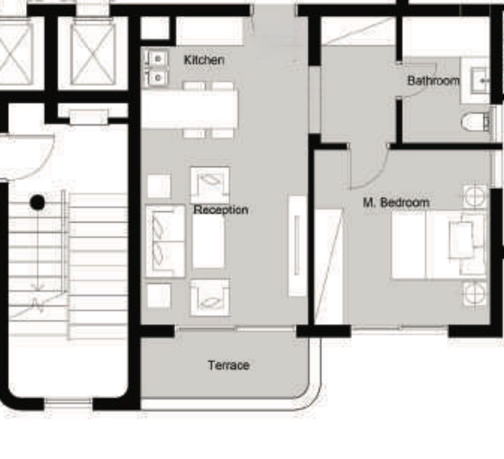 Floor plan for apartment at Palm Hills New Cairo