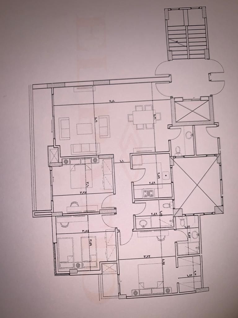 Floor plan for apartment at El Patio Oro