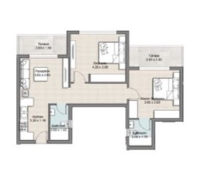 Floor plan for chalet at Hyde Park North - Seashore