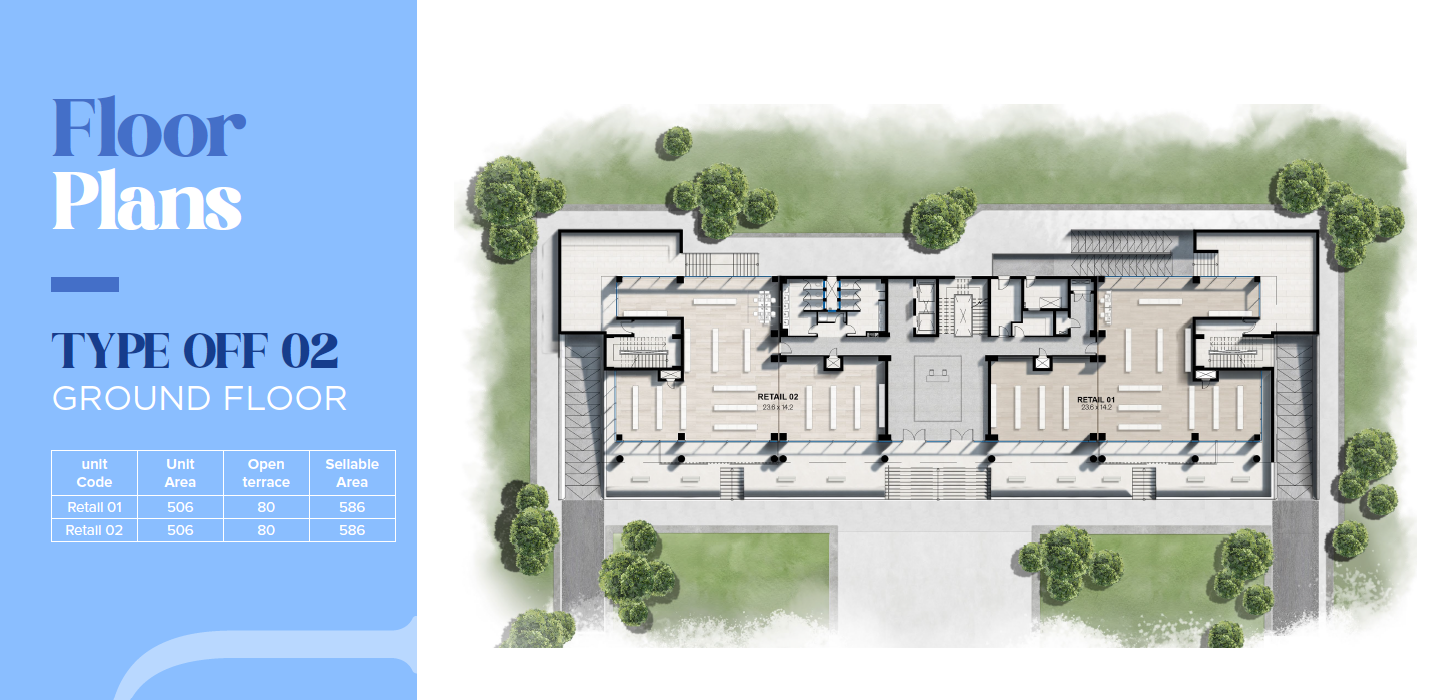 Floor plan for  at Mazarine Hub