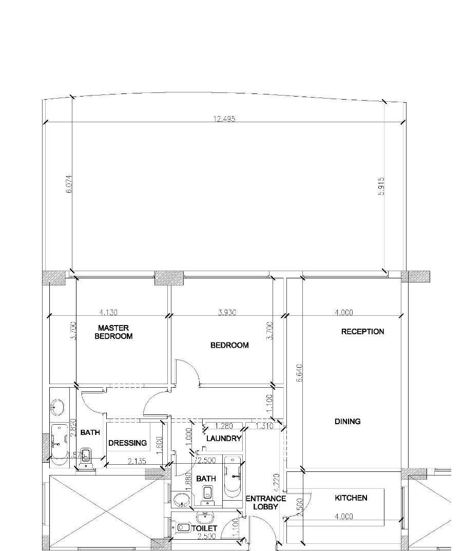 Floor plan for apartment at Joulz