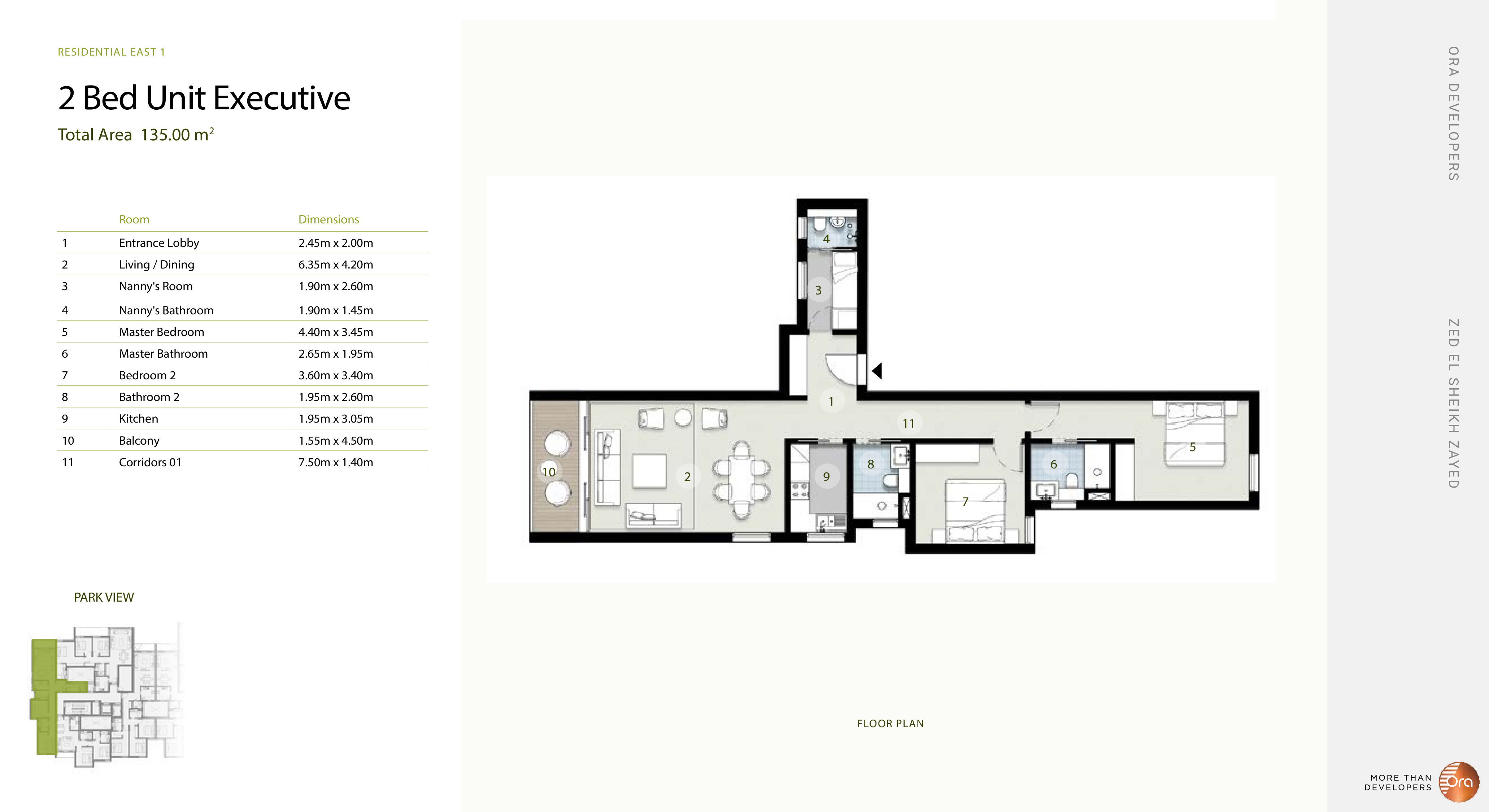 Floor plan for apartment at ZED