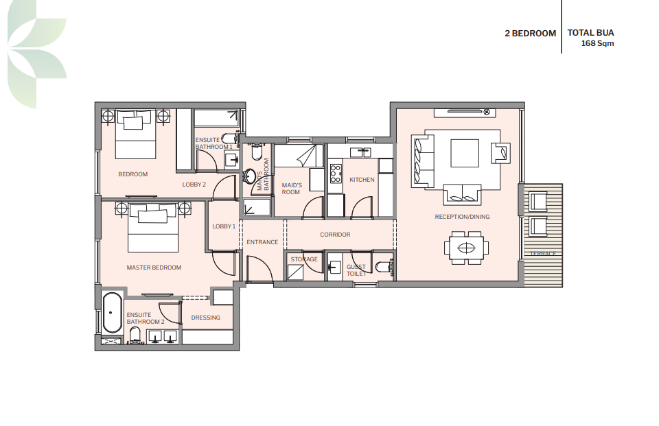 Floor plan for apartment at HAPTown